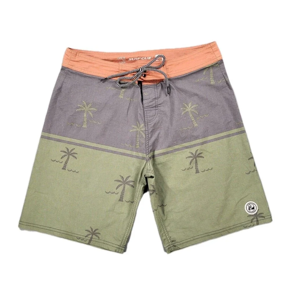 SURFCUZ Men's Vintage Cruzer Stretch Boardshort Chino Shorts. Size32 / L